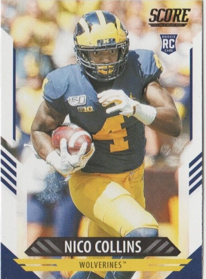 Nico Collins 2021 panini Score