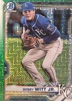 Bobby Witt Jr. 2021 bowman Bowman Chrome X