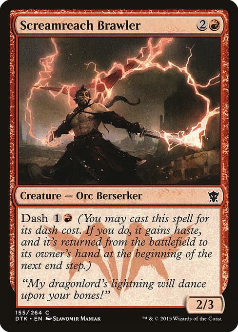 Screamreach Brawler 2015 Magic: The Gathering Dragons of Tarkir