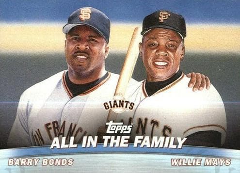 All in the Family (Barry Bonds / Willie Mays) #TC19