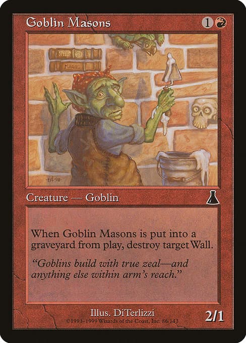 Goblin Masons 1999 Magic: The Gathering