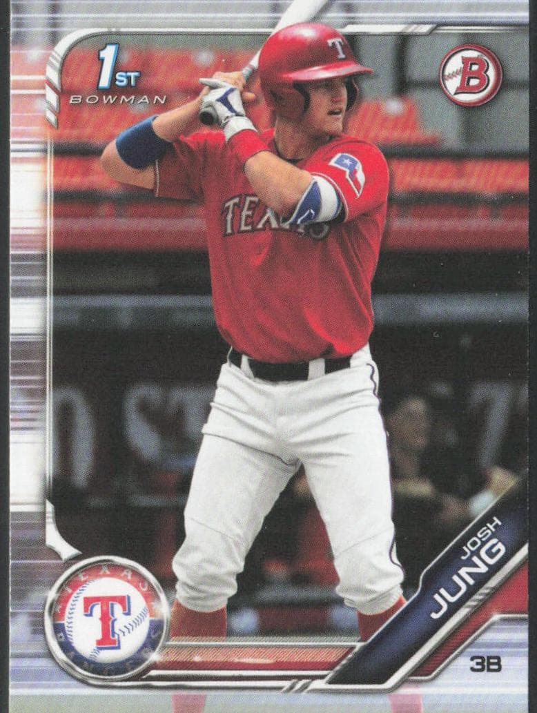Josh Jung 2019 bowman Bowman Draft