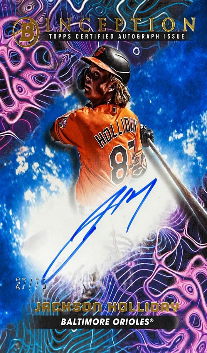 Jackson Holliday 2023 bowman Bowman Inception