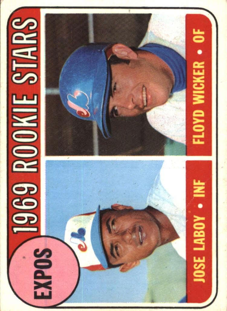 Expos 1969 Rookie Stars (Jose Laboy / Floyd Wicker) #524