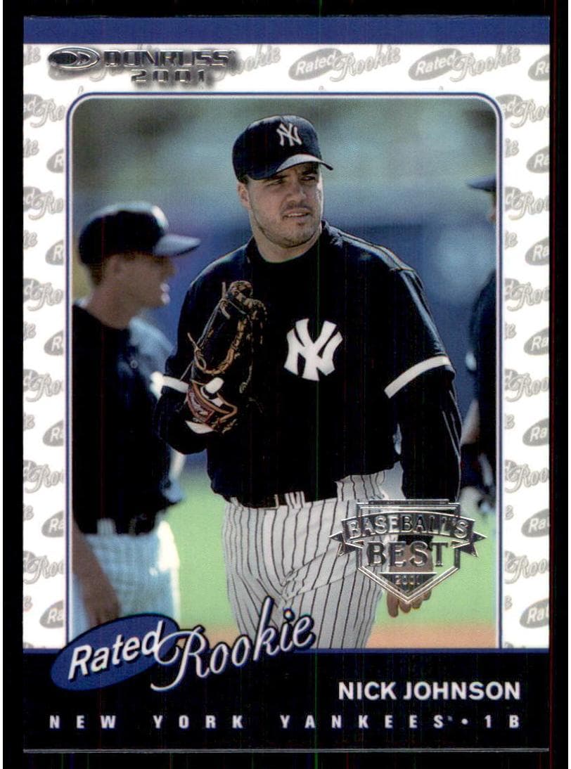 Nick Johnson 2001 panini Donruss