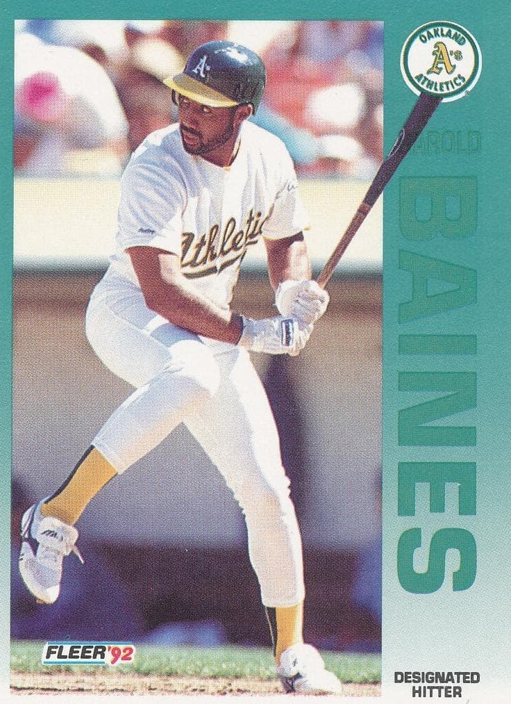 Harold Baines 1992 fleer