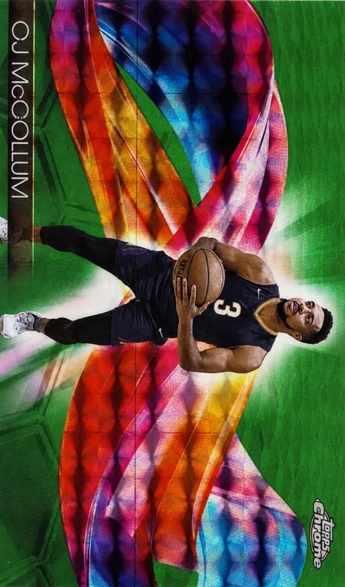 CJ McCollum 2023 topps Topps Chrome