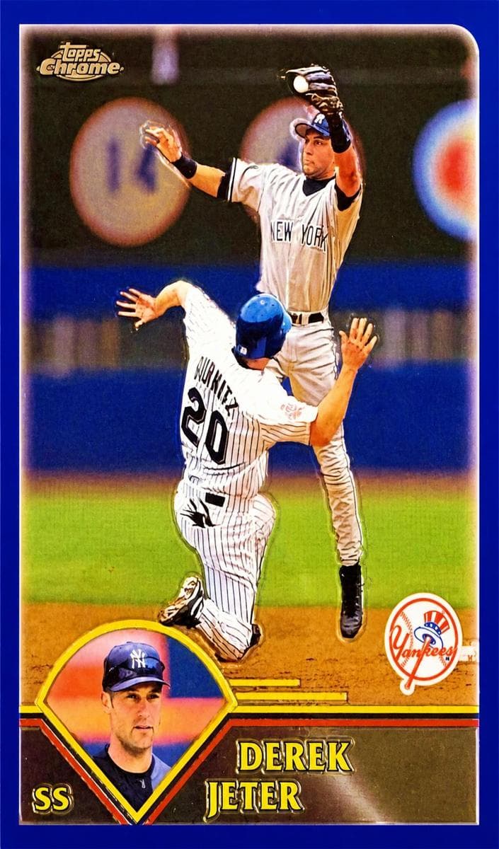 Derek Jeter 2003 topps Topps Chrome