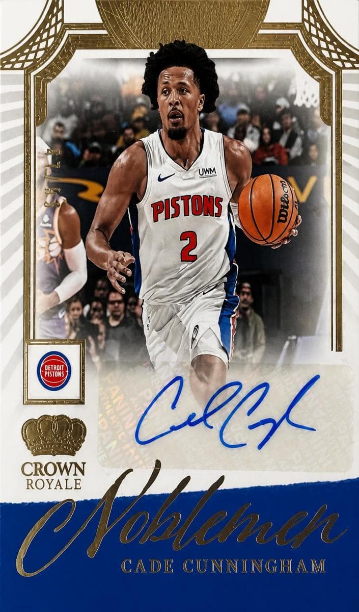 Cade Cunningham 2023 panini Panini Crown Royale