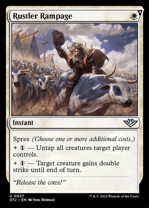 Rustler Rampage 2024 Magic: The Gathering Outlaws of Thunder Junction Foil