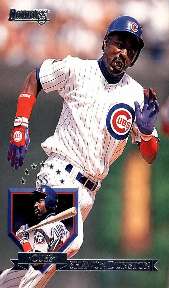 Shawon Dunston 1995 panini Donruss