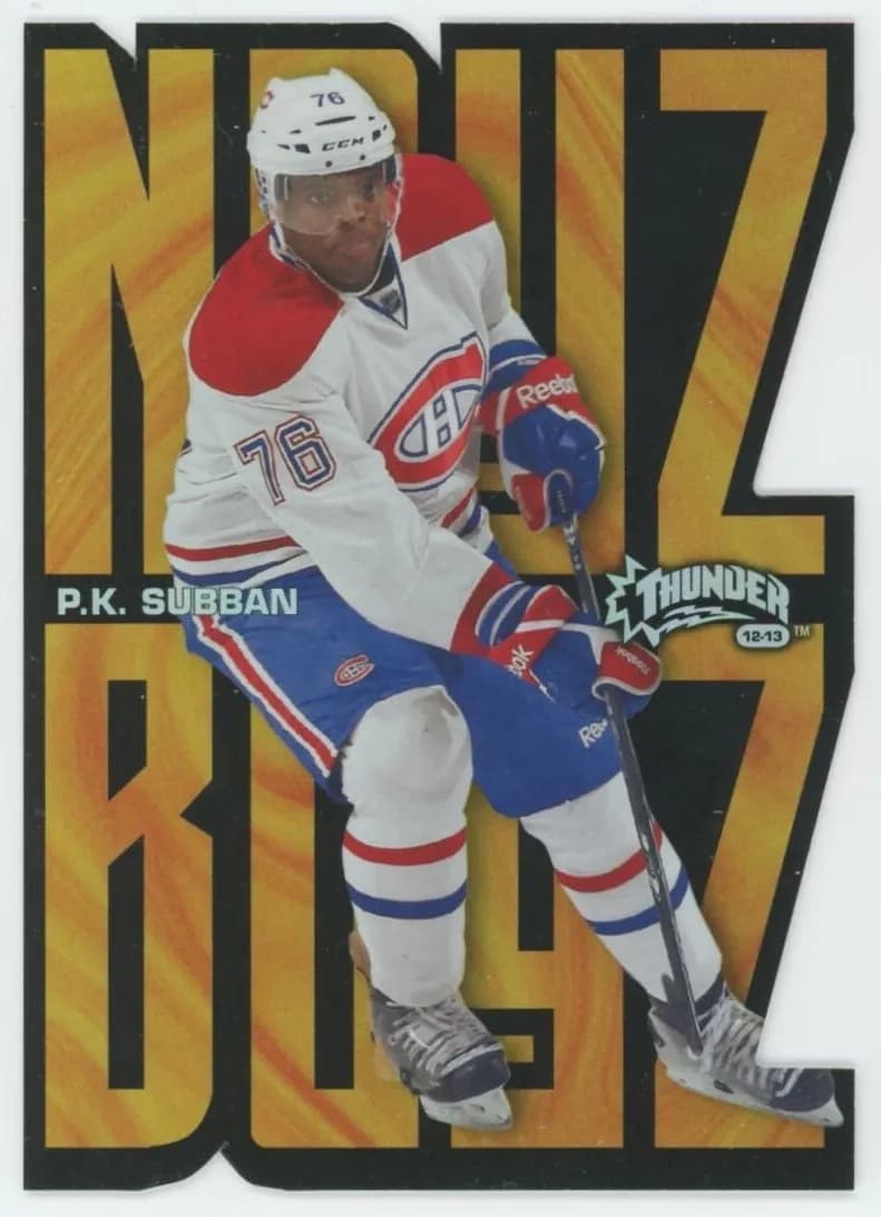 P.K. Subban 2012 fleer