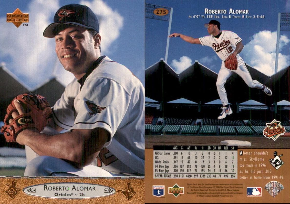 Roberto Alomar 1996 upper-deck Upper Deck