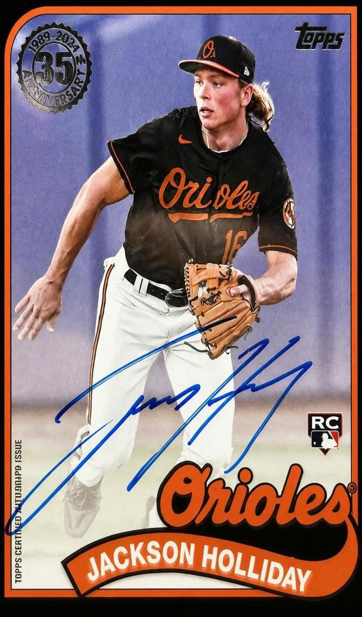 Jackson Holliday 2024 topps Topps Update