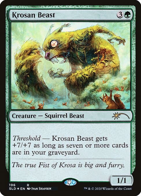 Krosan Beast 2019 Magic: The Gathering Secret Lair Drop