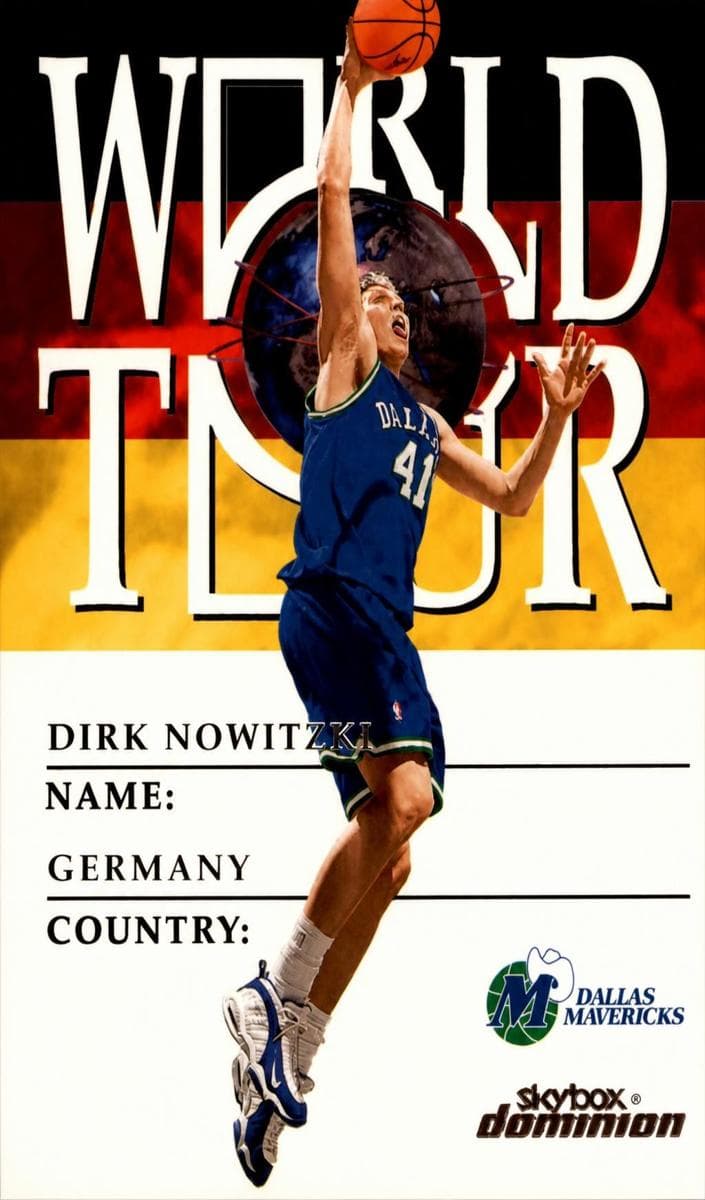 Dirk Nowitzki 1999 skybox Dominion