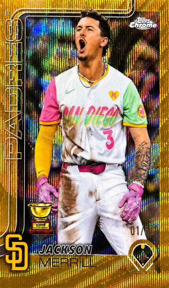 Jackson Merrill 2025 topps Chrome