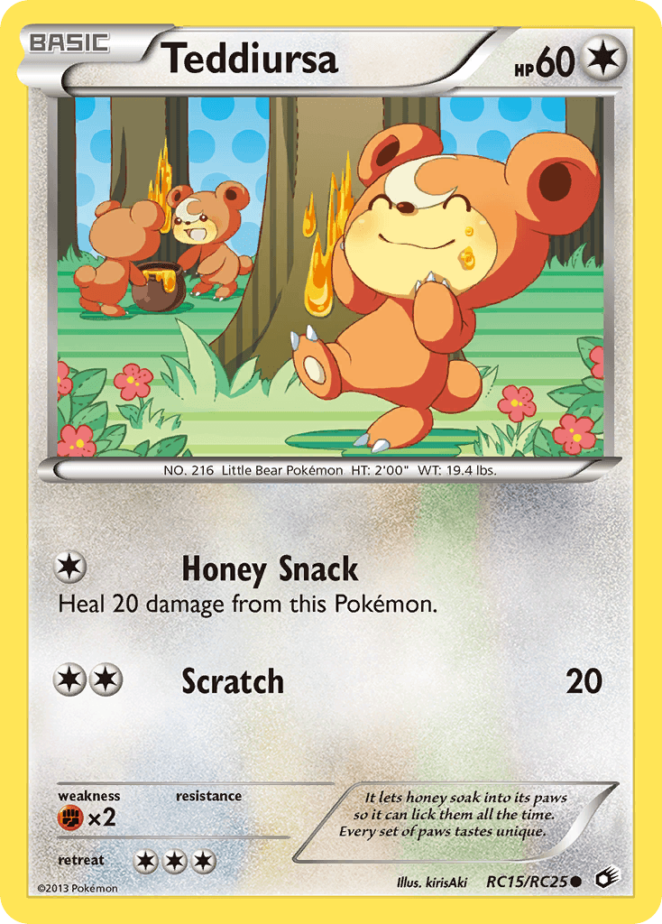 Teddiursa 2013 Pokemon