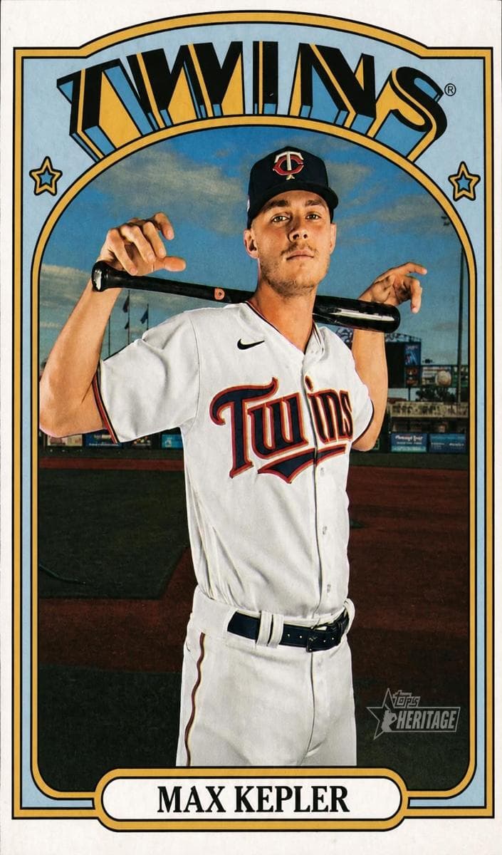 Max Kepler 2021 topps Topps Heritage
