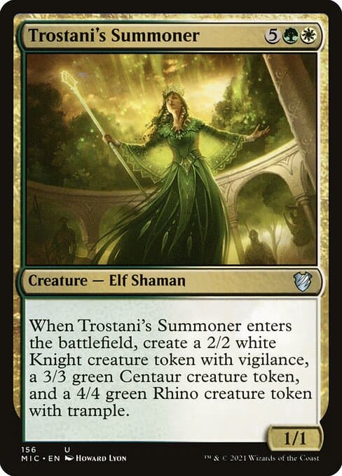 Trostani's Summoner 2021 Magic: The Gathering Midnight Hunt Commander