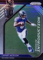 Lamar Jackson 2018 panini Prizm Rookie Introduction