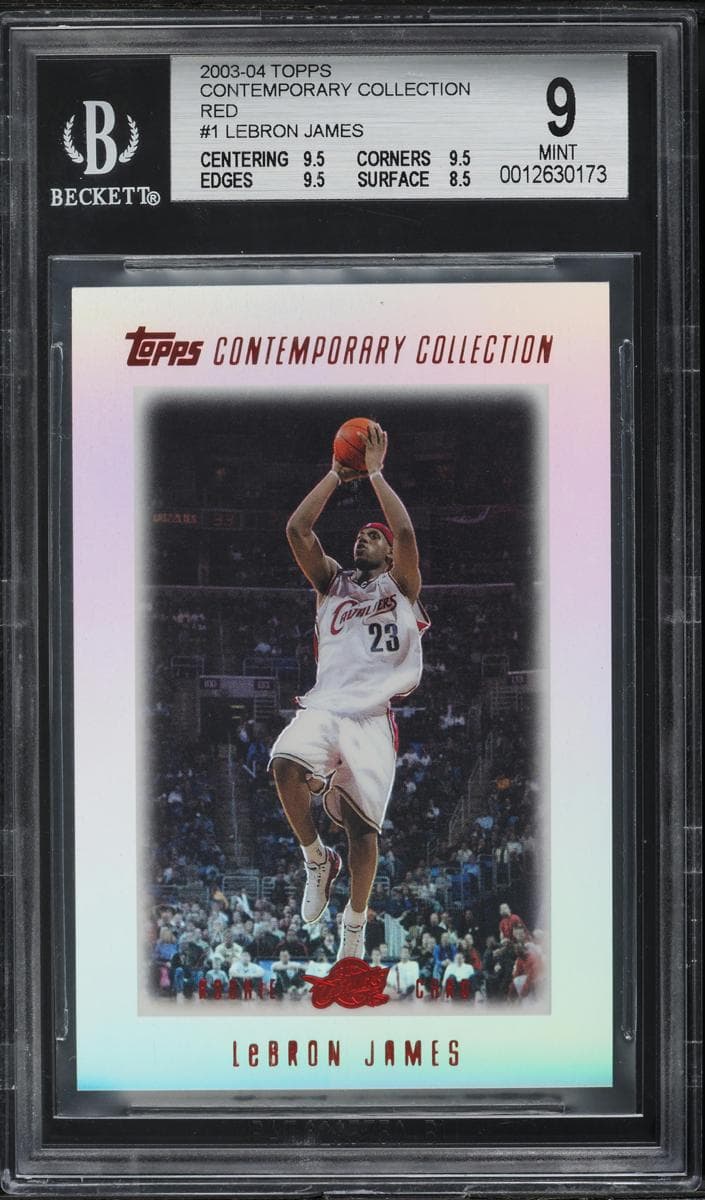 Lebron James 2003 topps Contemporary Collection