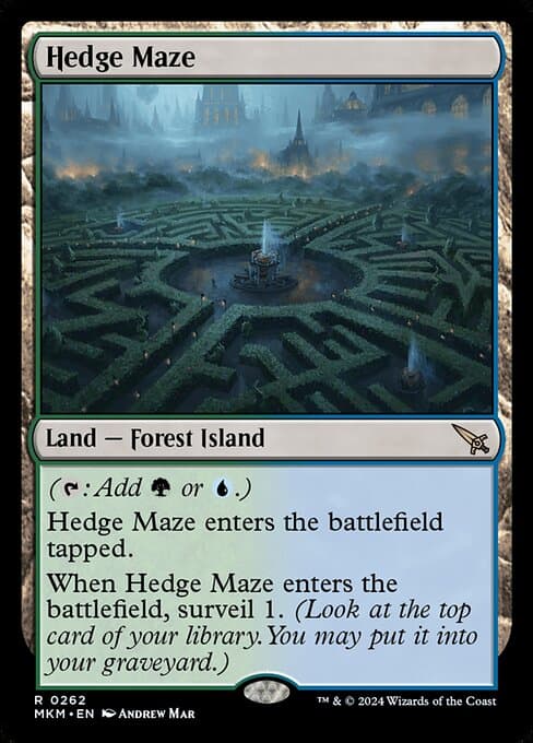Hedge Maze 2024 Magic: The Gathering Murders at Karlov Manor
