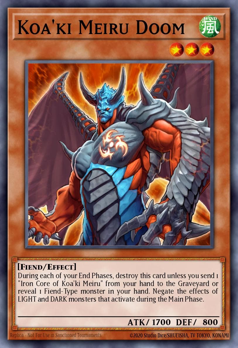 Koa'ki Meiru Doom 2009 Yu-Gi-Oh! Raging Battle