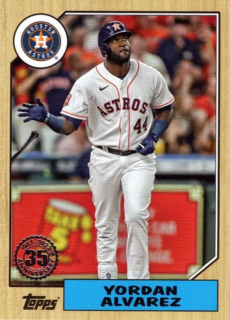 Yordan Alvarez 2022 topps Topps Update