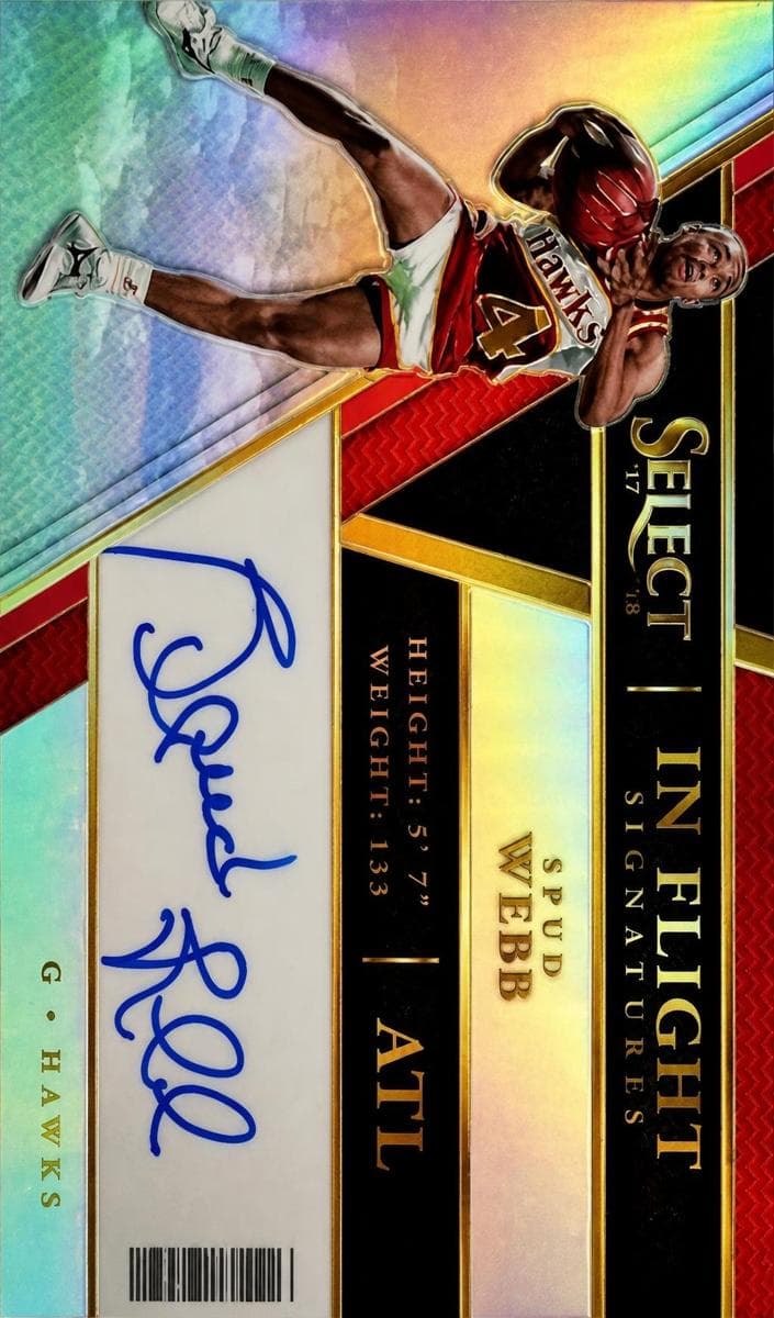 Spud Webb 2017 panini Select