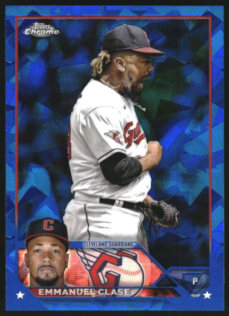 Emmanuel Clase 2023 topps Topps Chrome Sapphire Edition