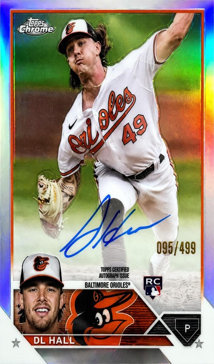 DL Hall 2023 topps