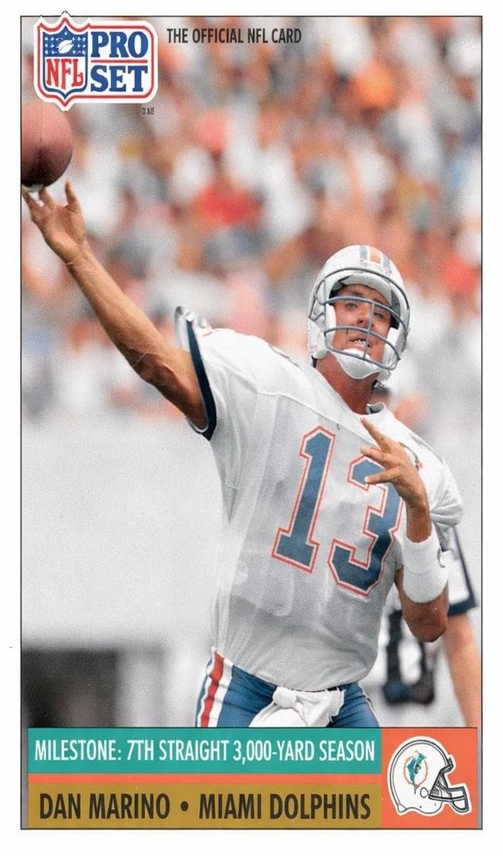 Dan Marino 1991 unknown