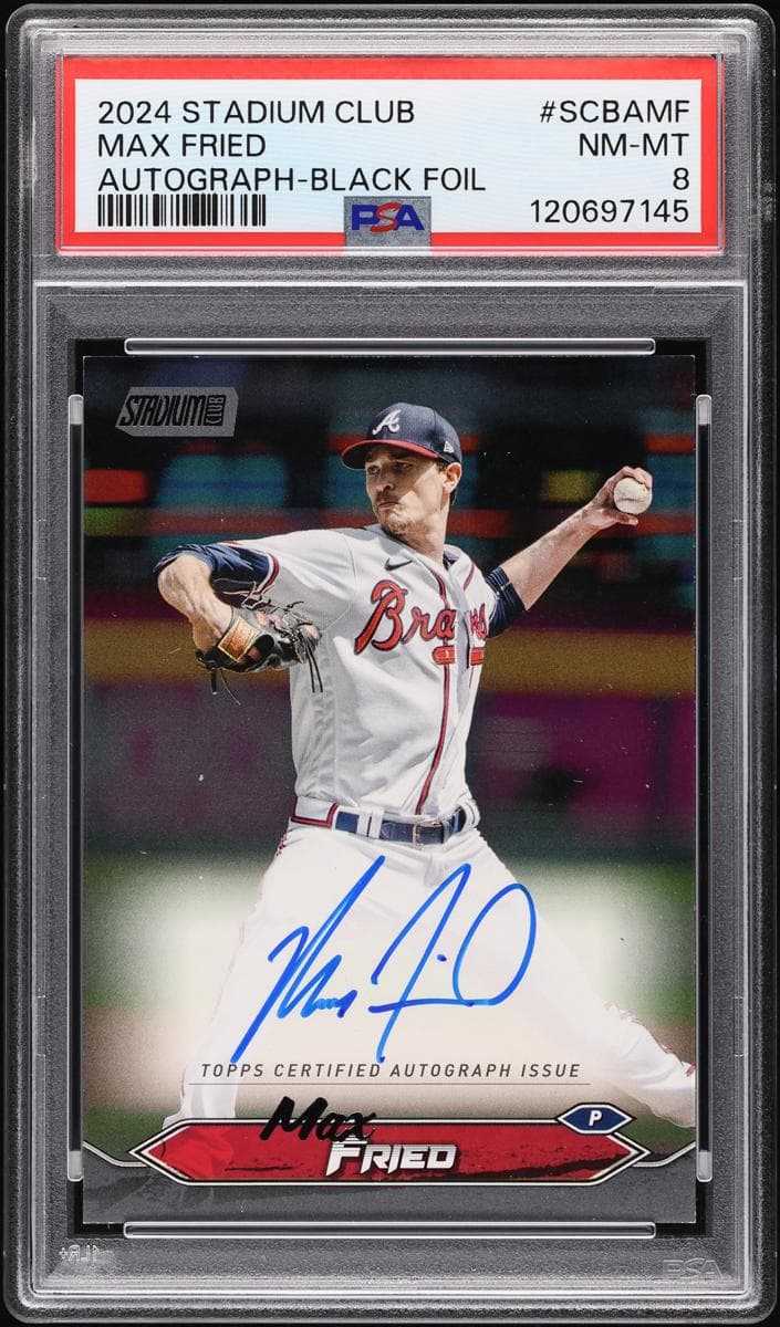 Max Fried 2024 topps Stadium Club