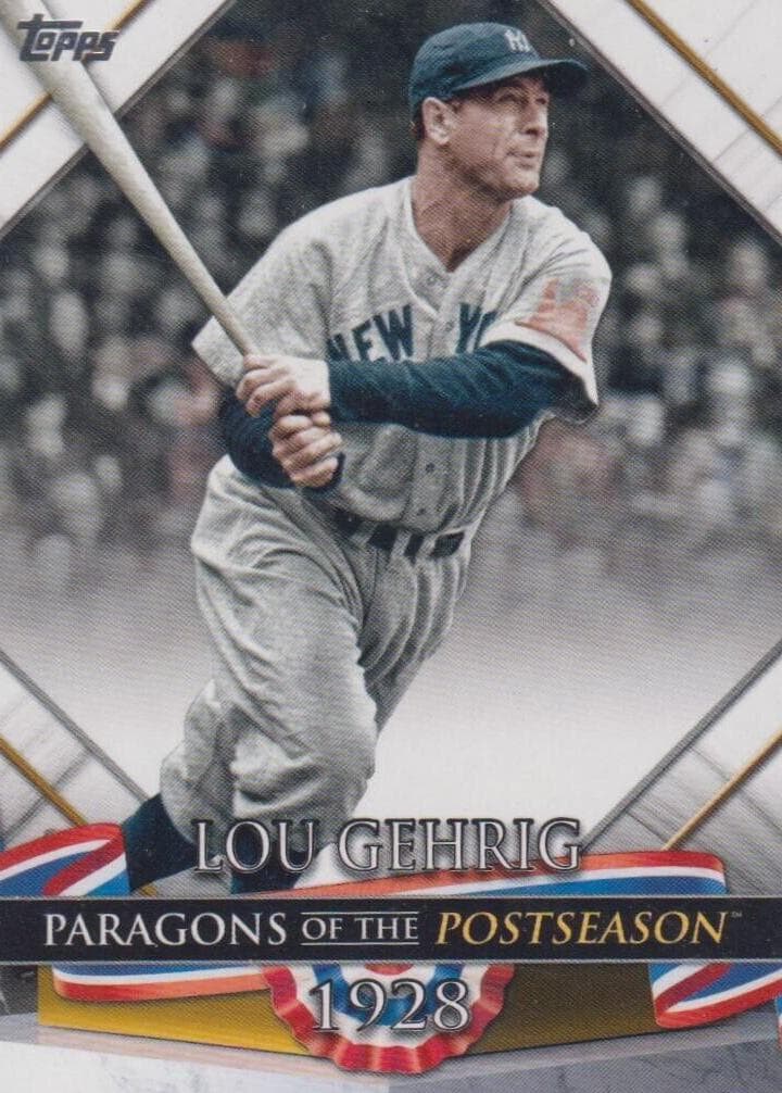 Lou Gehrig 2022 topps Topps Update
