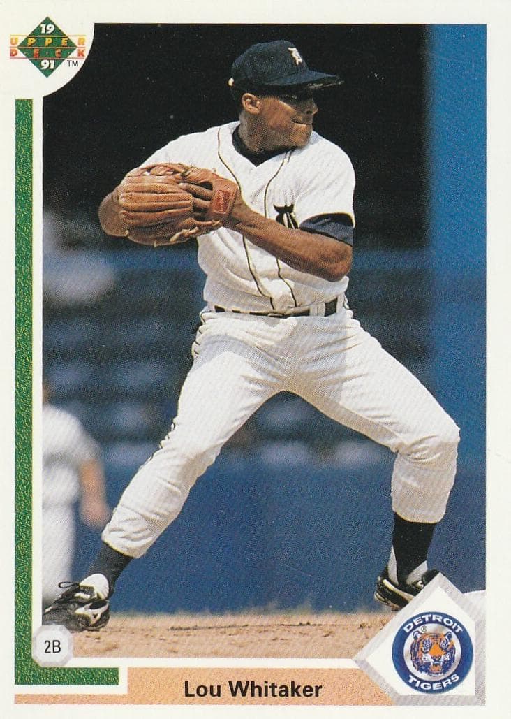 Lou Whitaker 1991 upper-deck Upper Deck