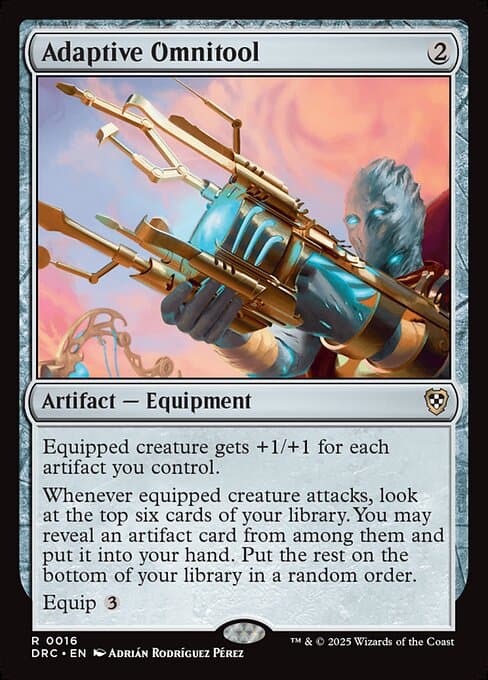 Adaptive Omnitool 2025 Magic: The Gathering Aetherdrift Commander