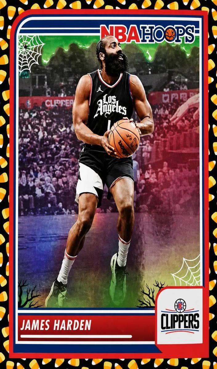 James Harden 2023 panini Hoops Haunted Hoops