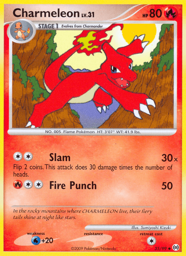 Charmeleon 2009 Pokemon Arceus