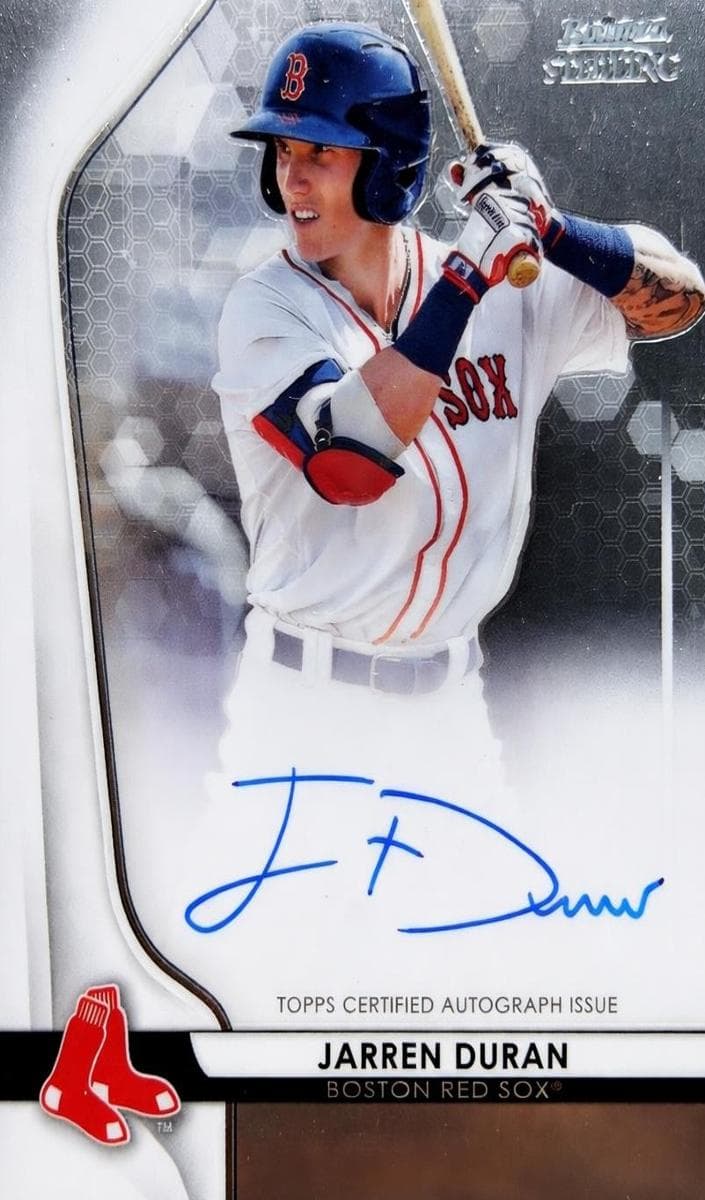 Jarren Duran 2020 bowman Bowman Sterling