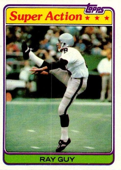 Ray Guy 1981 topps Topps