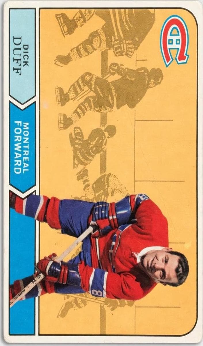 Dick Duff 1968 topps O-Pee-Chee