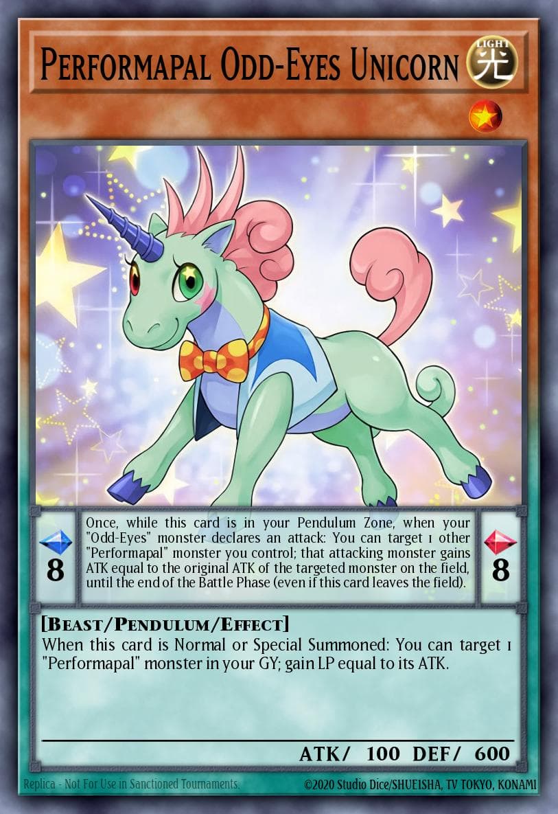 Performapal Odd-Eyes Unicorn #SHVI-EN004