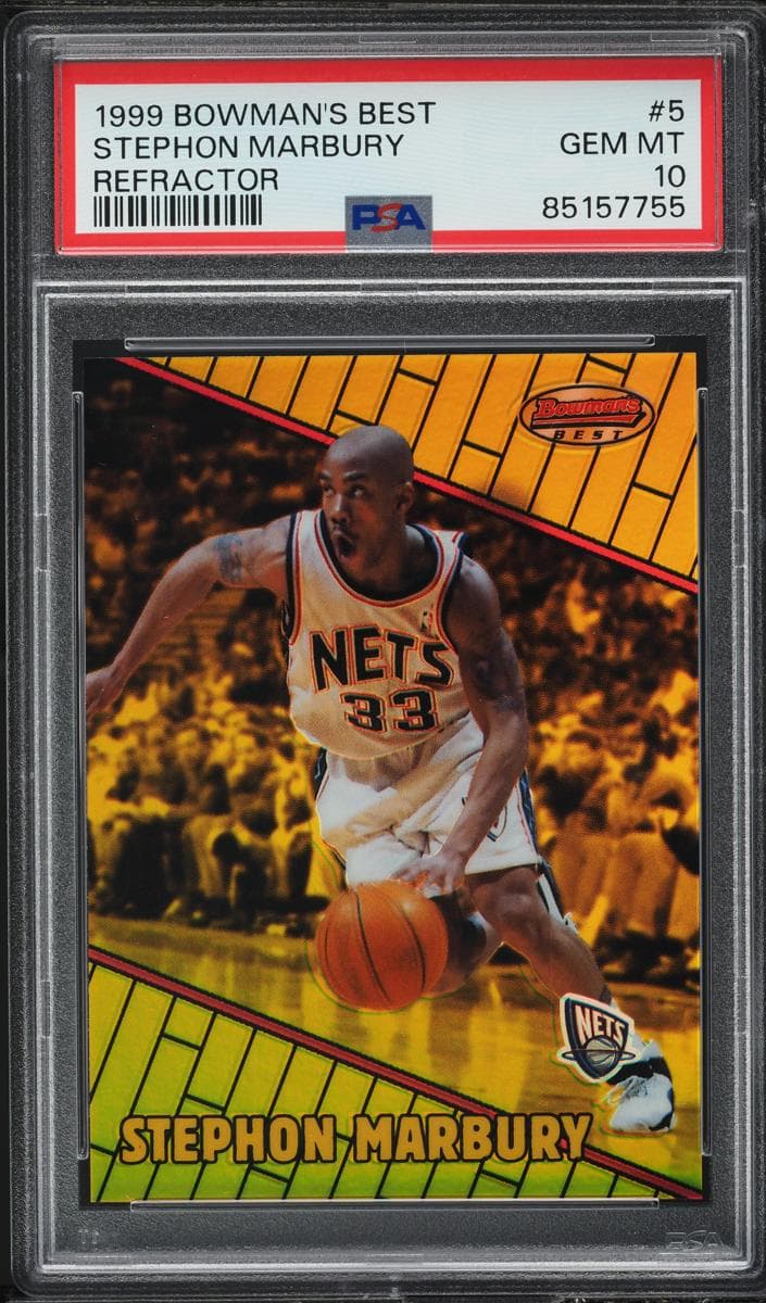 Stephon Marbury 1999 bowman Bowman's Best