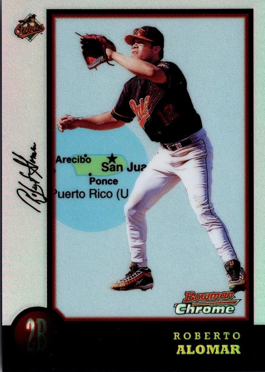 Roberto Alomar 1998 bowman Bowman Chrome