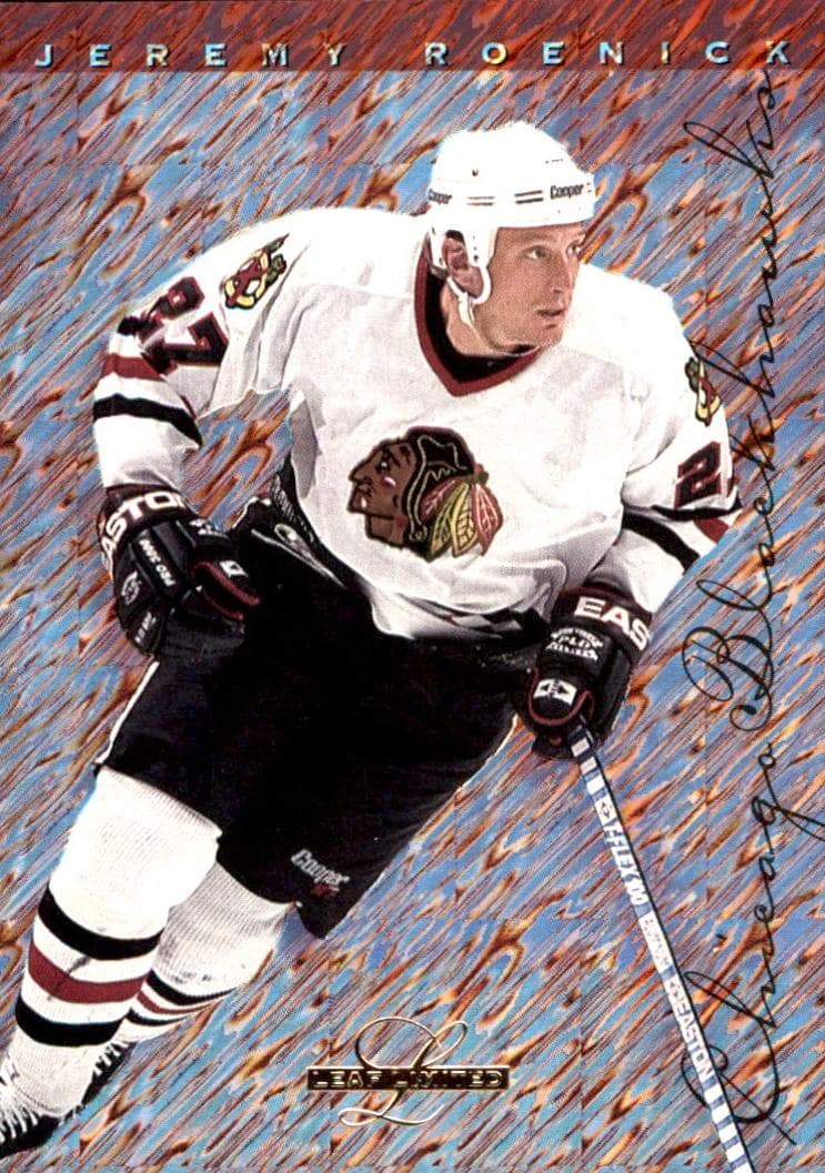 Jeremy Roenick 1995 leaf Leaf Limited