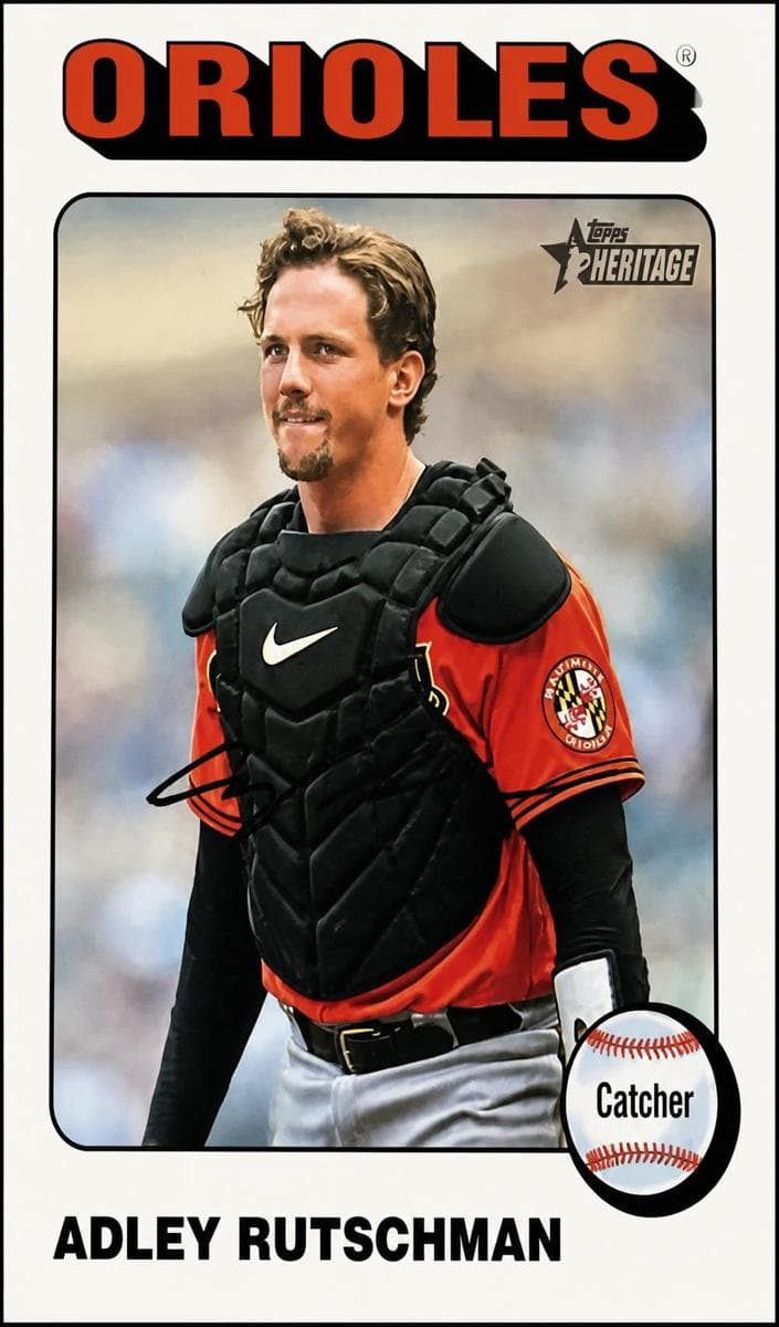 Adley Rutschman 2024 topps Topps Heritage