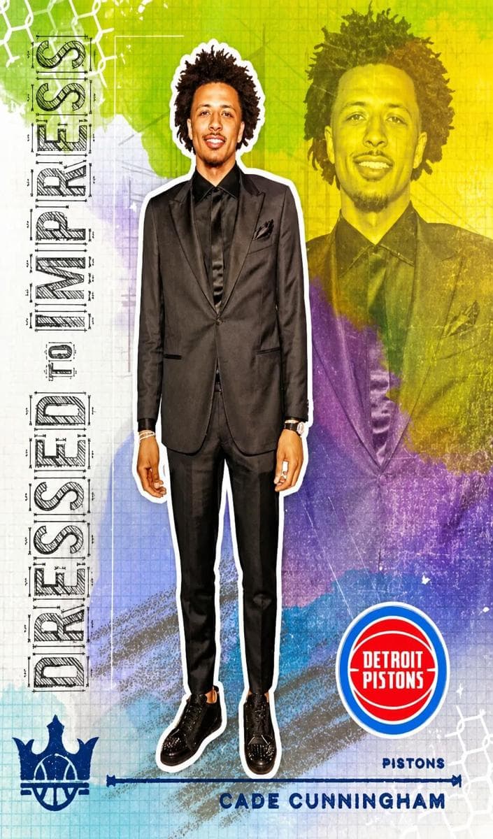 Cade Cunningham 2021 panini Panini Court Kings