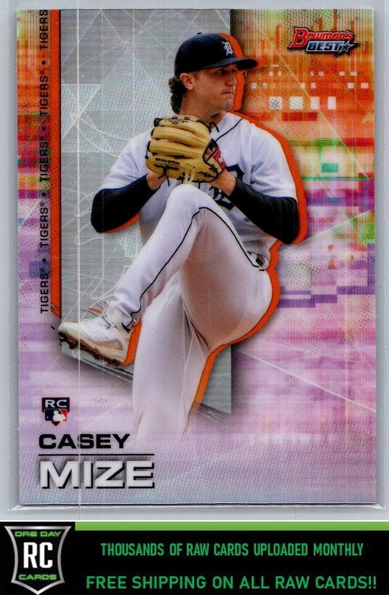 Casey Mize 2021 bowman Bowman's Best