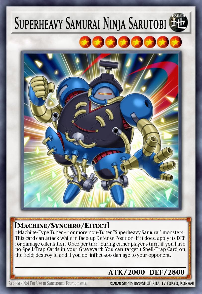 Superheavy Samurai Ninja Sarutobi 2017 Yu-Gi-Oh! 2017 Mega-Tin Mega Pack